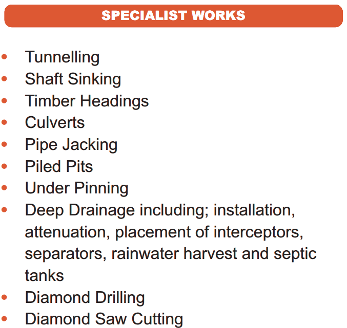 Specialist Works